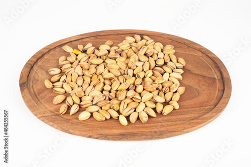 peanuts isolated on mock-up background