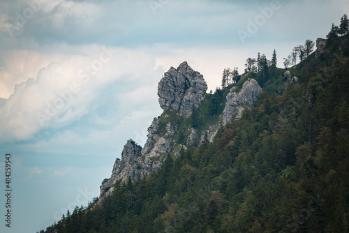 Big rock formation and a forest © Sven
