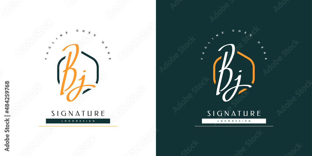 BJ Initial Logo Design with Handwriting Style. BJ Signature Logo or Symbol for Wedding, Fashion, Jewelry, Boutique, Botanical, Floral and Business Identity BJ Initial Logo Design with Handwriting Style. BJ Signature Logo or Symbol for Wedding, Fashion, Jewelry, Boutique, Botanical, Floral and Business Identity