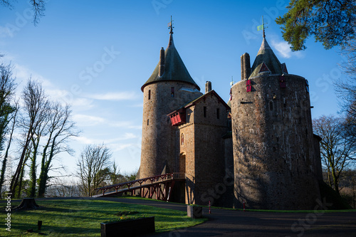 Castell Coch, A Fairy Tale Castle in Tongwynlais, Cardiff, Wales