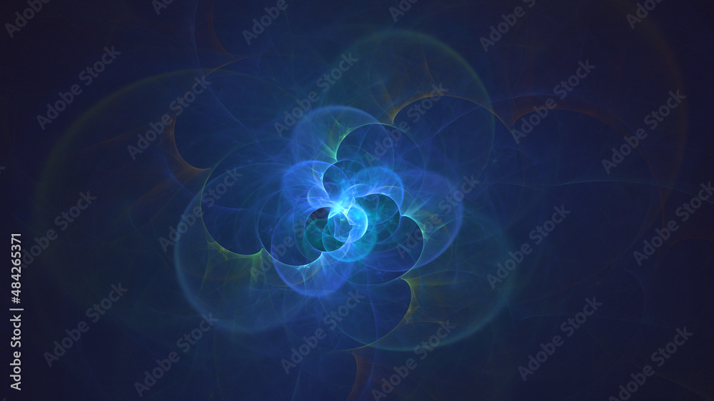 3D rendering abstract colorful fractal light background 3D rendering abstract colorful fractal light background