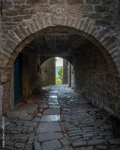 The ancient architecture in town Groznjan