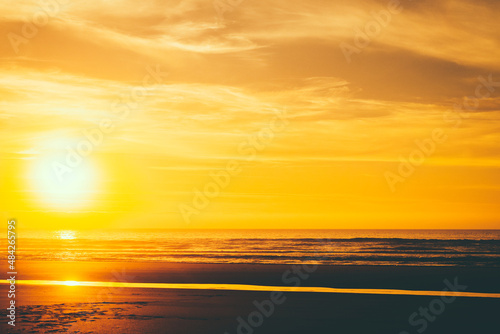 sunset on the beach © Aperture Vintage