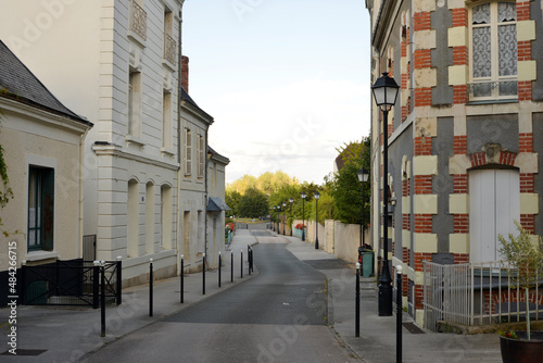 Fototapeta Naklejka Na Ścianę i Meble -  Typical french street in a little village