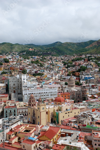 looking out over guanajuato in mexico