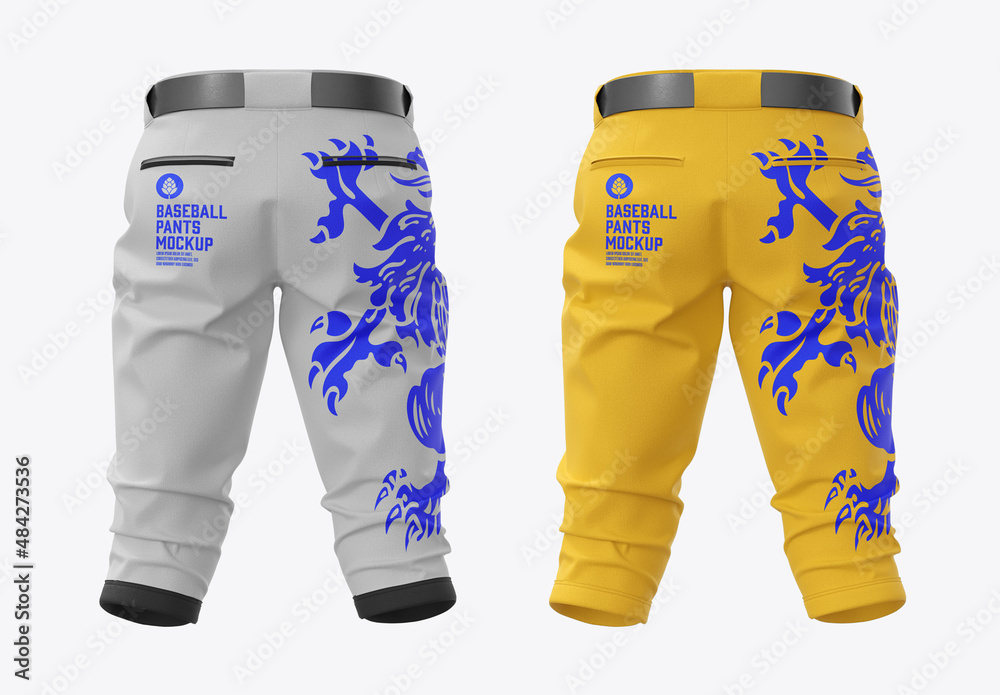 Baseball Pants Mockup Stock Template | Adobe Stock