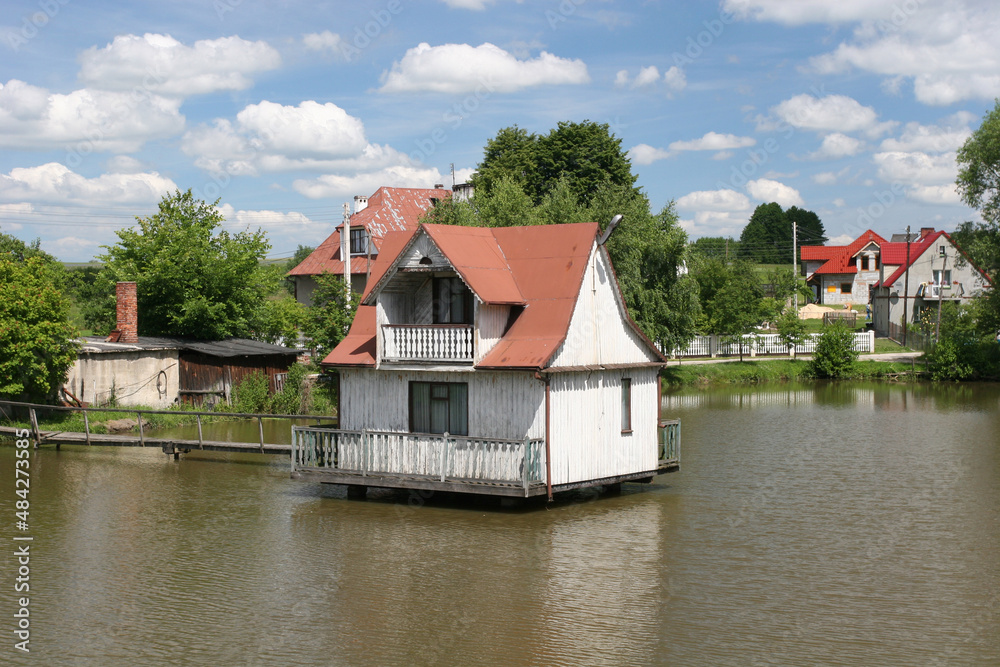 House on the water, Poland, europe