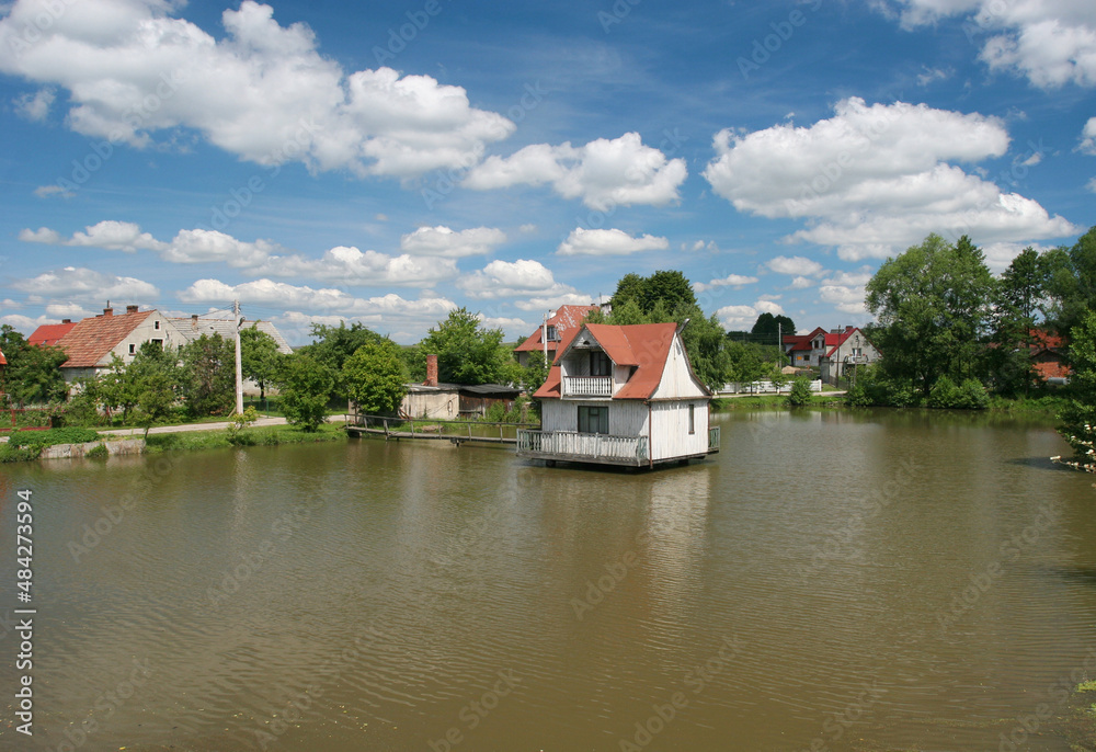 House on the water, Poland, europe