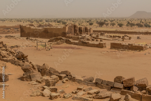Ruins of the Great Enclosure of Musawwarat es-Sufra (Musawarat Al-Sufra) in Sudan photo