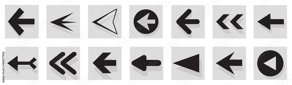 Arrow icon set isolated on background. Arrows vector collection. Different arrow icons in flat style. Creative arrows template for web site, app, graphic design, ui and logo. Arrow vector symbol Arrow icon set isolated on background. Arrows vector collection. Different arrow icons in flat style. Creative arrows template for web site, app, graphic design, ui and logo. Arrow vector symbol