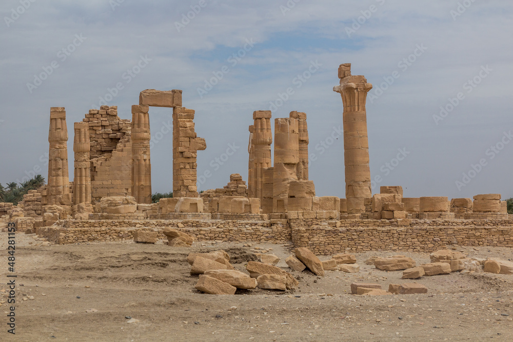 Ancient temple Soleb ruins, Sudan Ancient temple Soleb ruins, Sudan