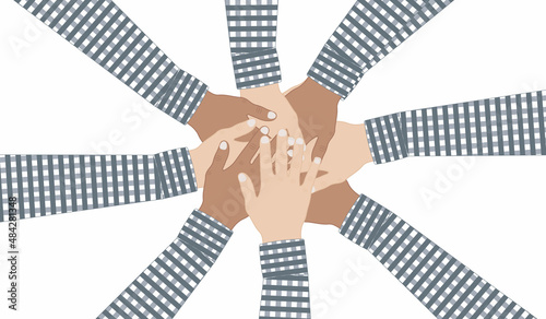 Team Teamwork Togetherness Collaboration Concept. Together.