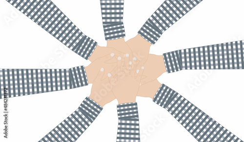 Team Teamwork Togetherness Collaboration Concept. Together.