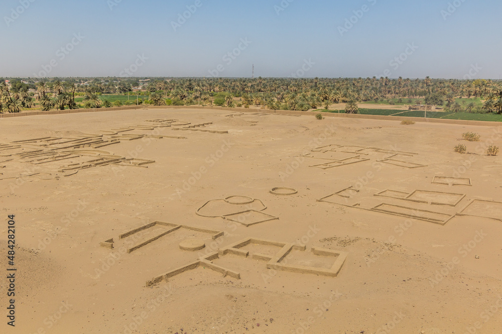Ruins of the ancient city Kerma, Sudan