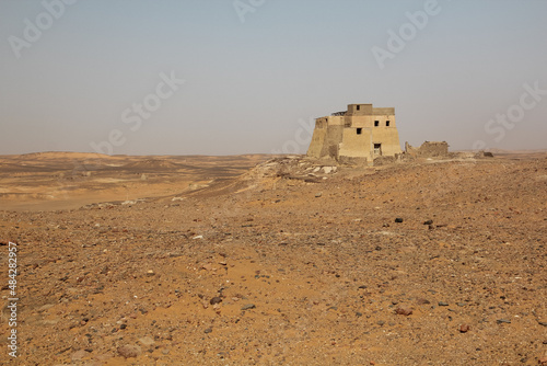 The Throne Hall building of the Old Dongola deserted town, Sudan