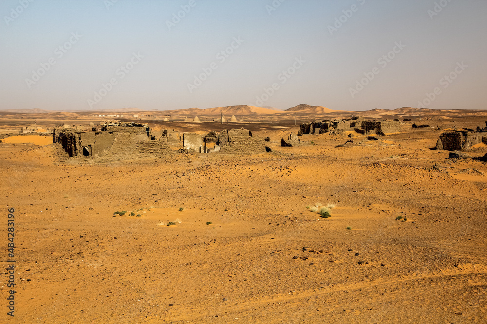 Ruins of Old Dongola deserted town, Sudan