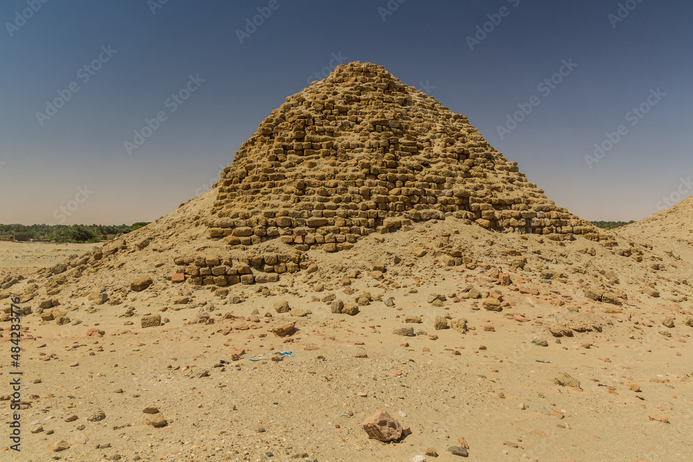 Nuri pyramids in the desert near Karima town, Sudan Nuri pyramids in the desert near Karima town, Sudan