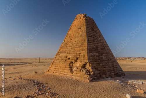 One of Barkal pyramids near Karima, Sudan photo