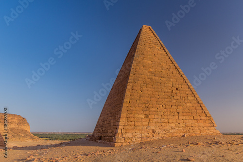 One of Barkal pyramids near Karima, Sudan