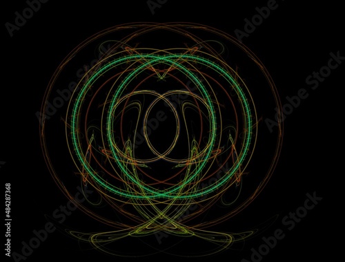 Wallpaper Mural Imaginatory fractal abstract background Image Torontodigital.ca