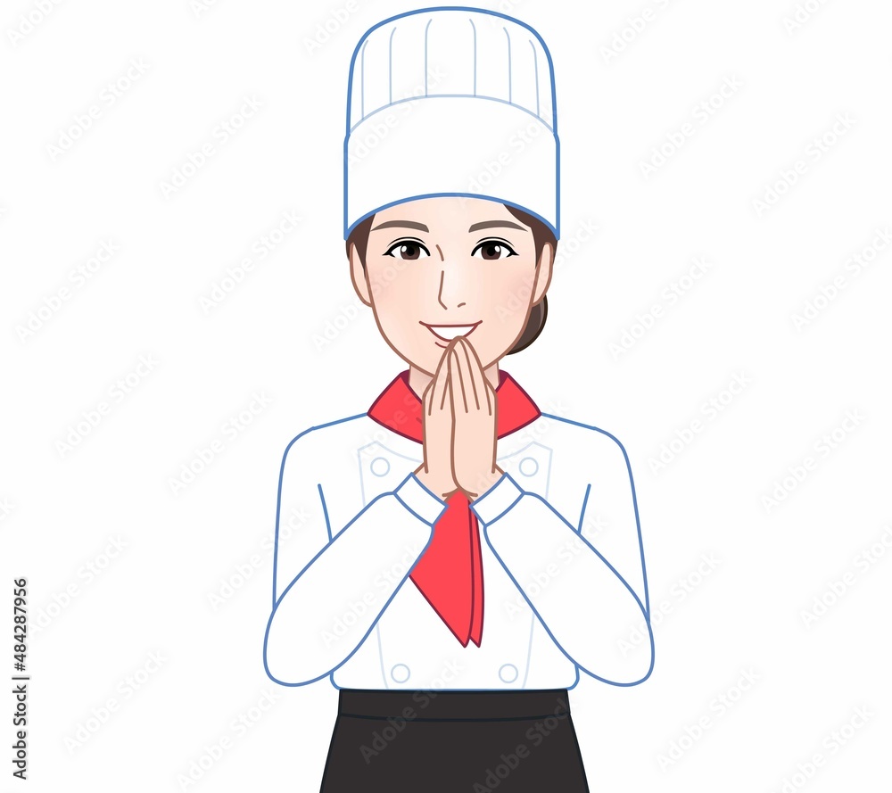 パティシエの女性 パティシエの女性