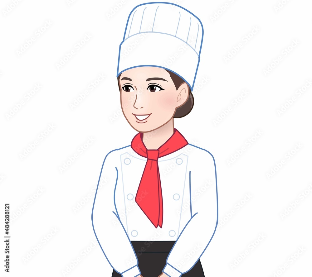 パティシエの女性 パティシエの女性