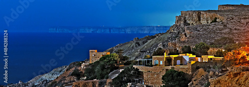 Cliffside Villa in Malta with Gozo in backdrop photo
