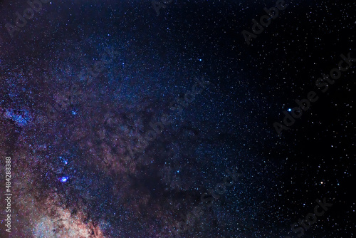 Fototapeta Naklejka Na Ścianę i Meble -  The dark bands within the Sagittarius region of the Milky Way