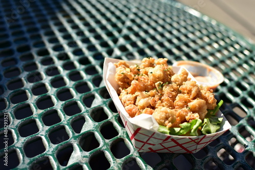 Fried Crawfish tails with remoulade sauce photo
