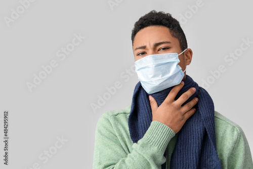 Ill African-American guy in...