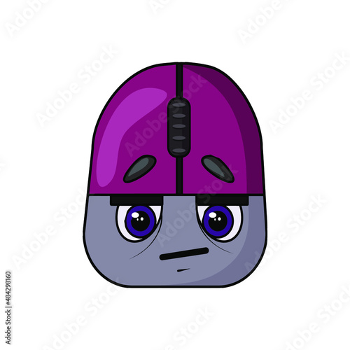 vector illustration technique computer mouse 