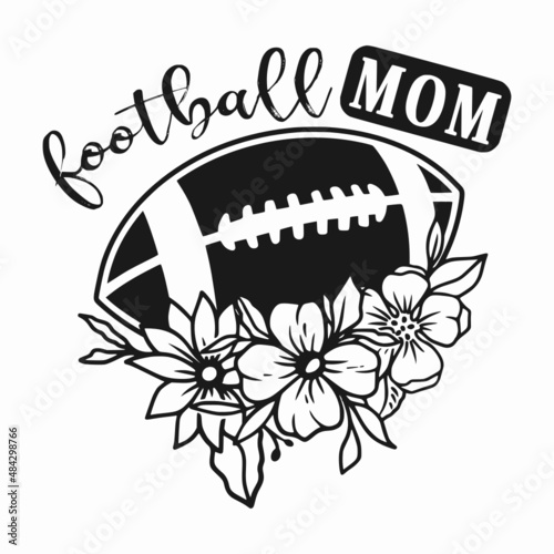 Football mom vector 