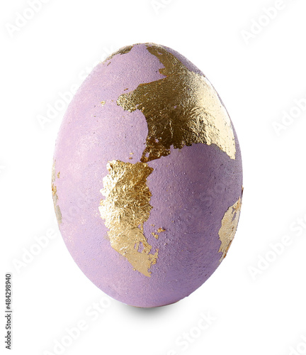Easter egg decorated with g...