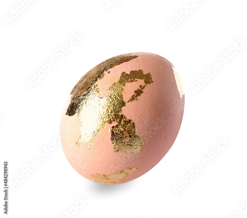 Easter egg decorated with g...