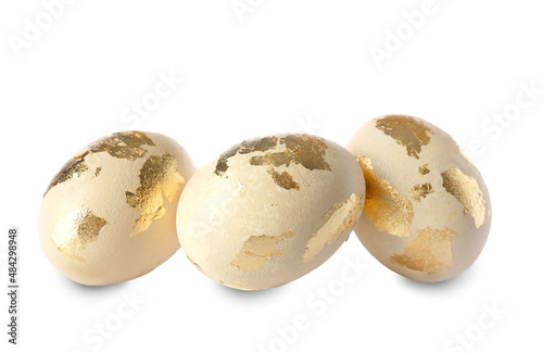 Easter eggs decorated with ...