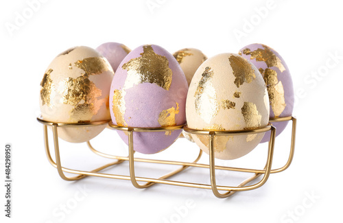 Holder with Easter eggs dec...