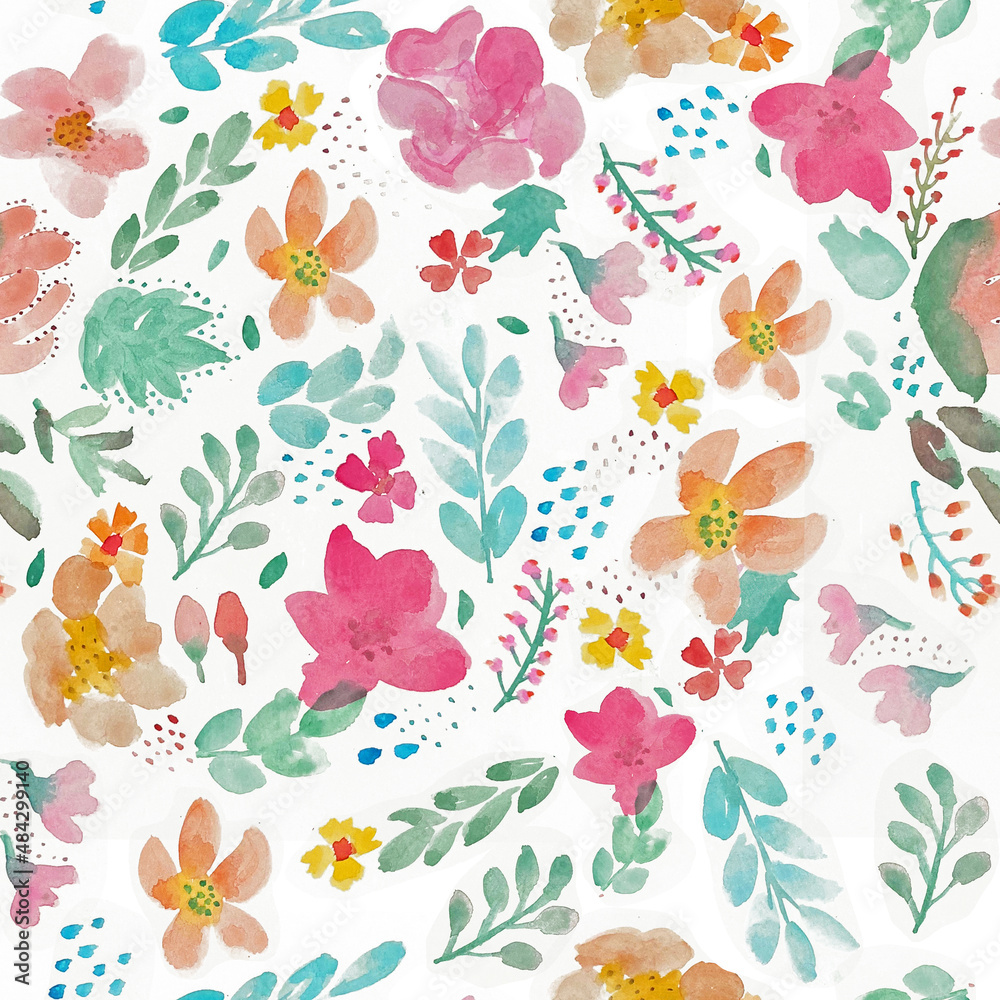 Pattern spring flowers Pattern spring flowers
