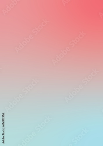 Pastel pink, and blue color gradient background. portrait background