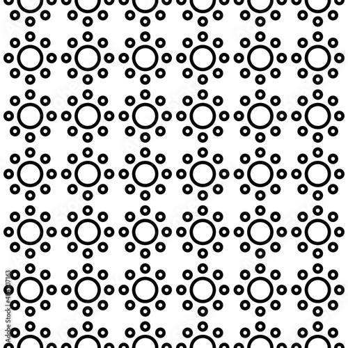 Fototapeta Naklejka Na Ścianę i Meble -  Vector seamless pattern. Modern stylish abstract texture.
Batik background