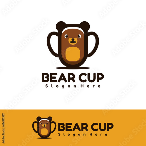 Bear cup art illustration photo