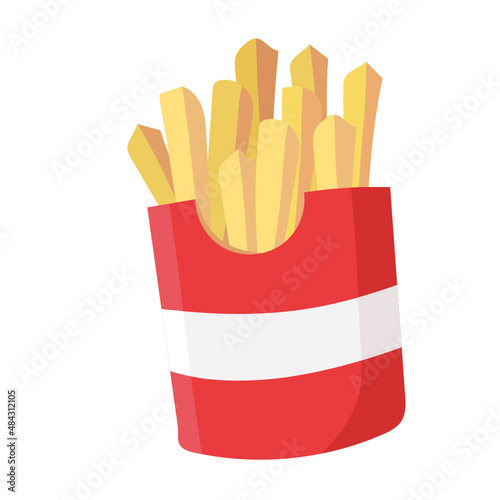 french flat icon