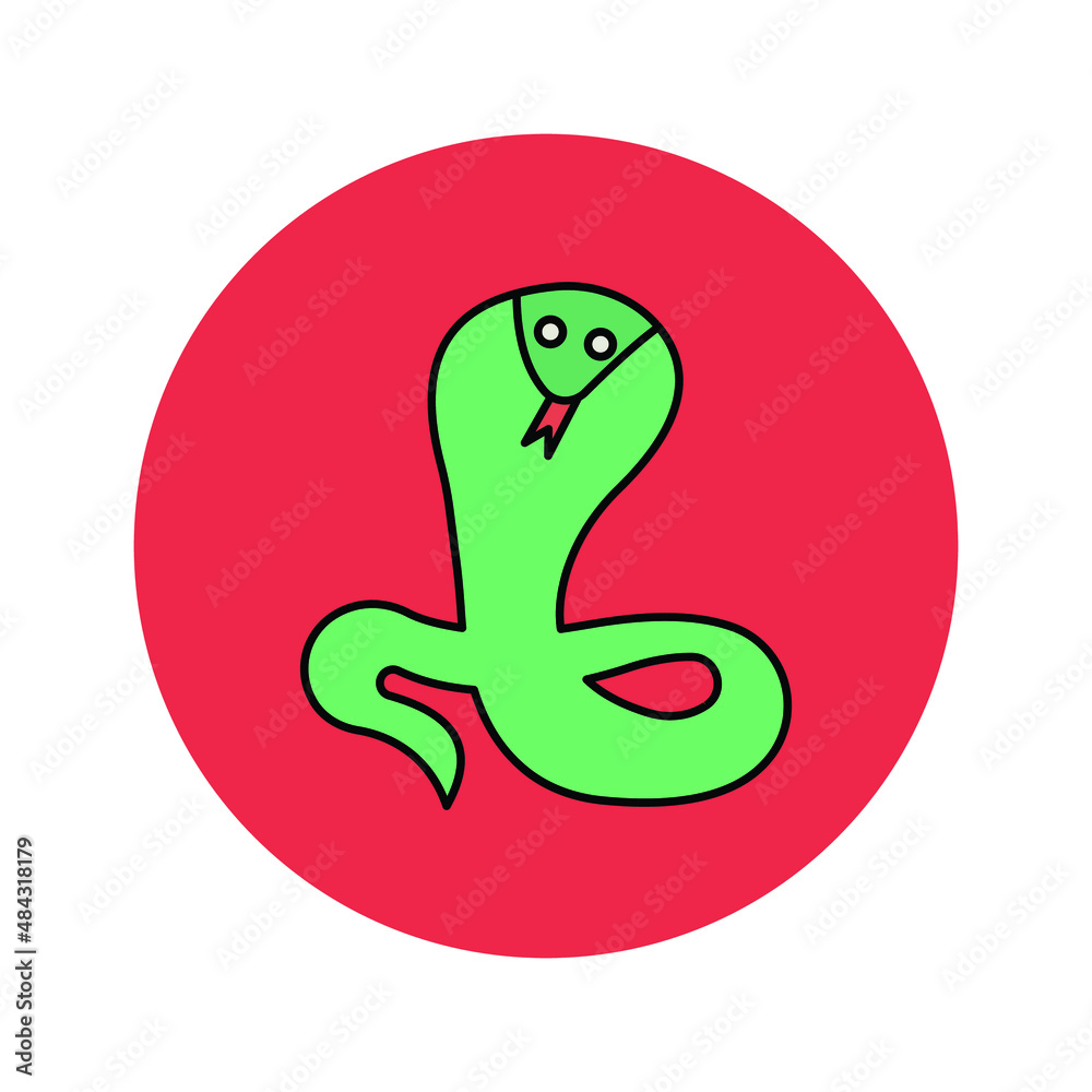 Snake animal Vector icon which is suitable for commercial work and easily modify or edit it
Snake animal Vector icon which is suitable for commercial work and easily modify or edit it