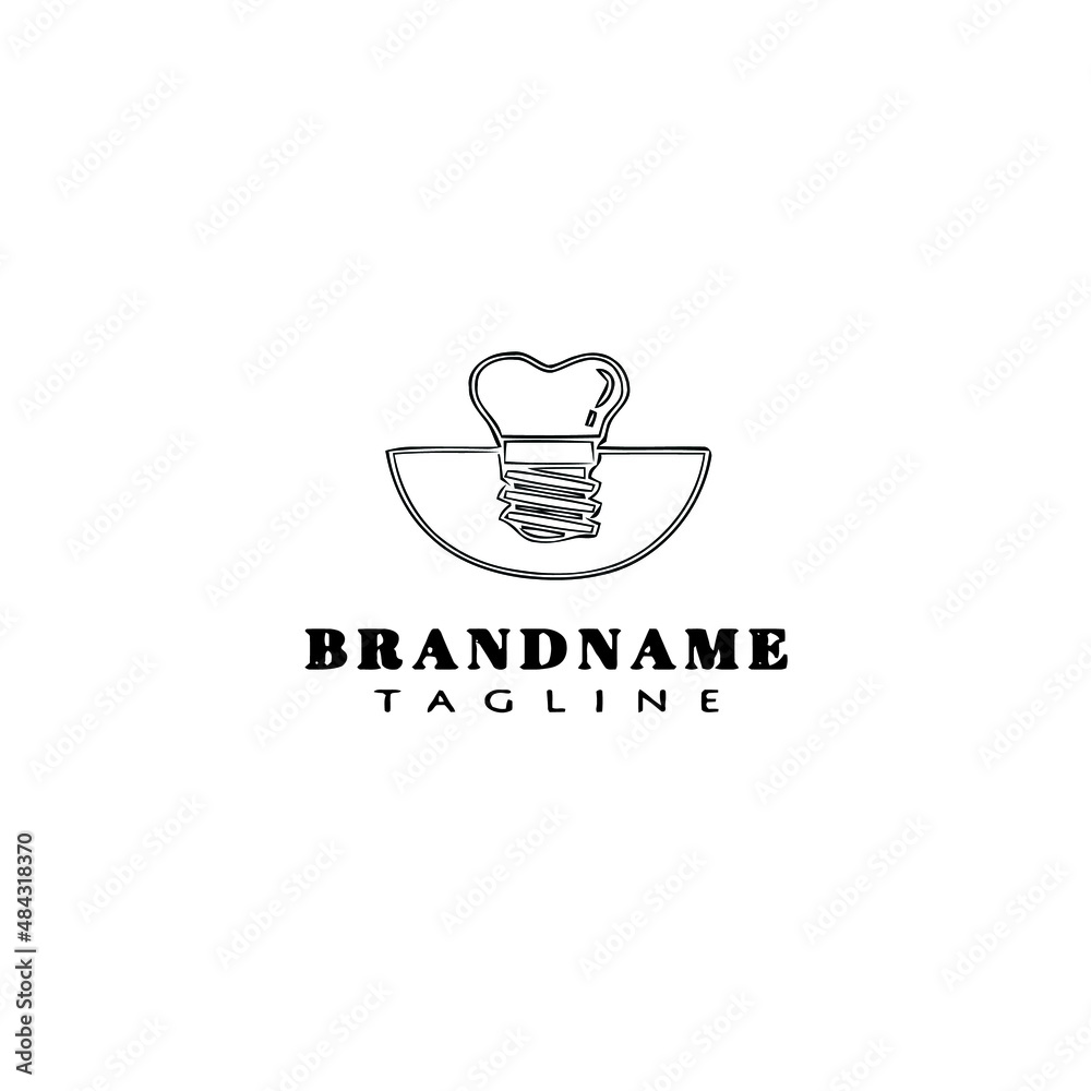 teeth logo cartoon icon design template black isolated vector illustration teeth logo cartoon icon design template black isolated vector illustration