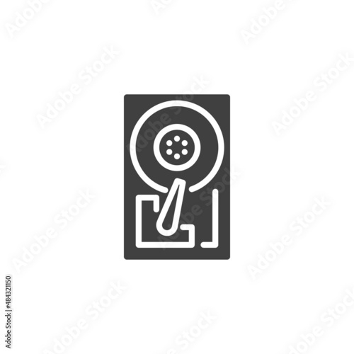 Computer HDD vector icon