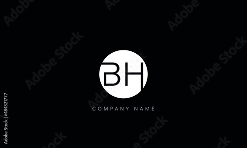 BH, HB, BH, Letters logo monogram photo