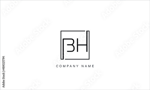 BH, HB, BH, Letters logo monogram