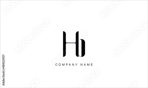 BH, HB, BH, Letters logo monogram