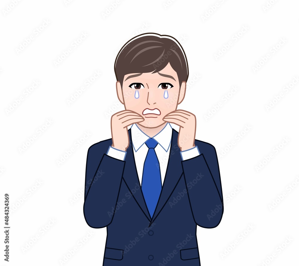 サラリーマンの若い男性 サラリーマンの若い男性