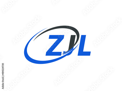 Free Download ZJL letter creative modern elegant swoosh logo design - GFXLoad