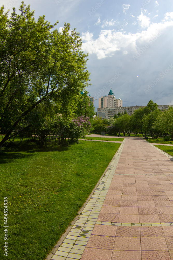 castle in the park